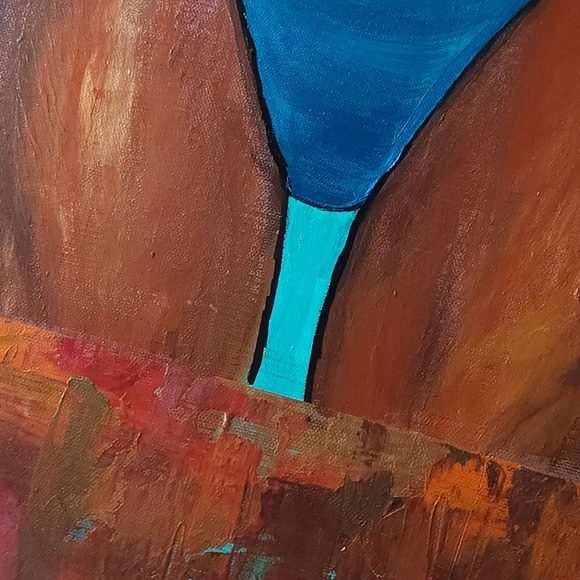 12x36 Acrylic Painting - Picture 2 of 5